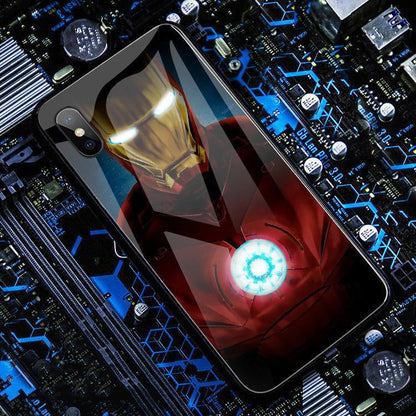 Lron Man Luminous Phone Case