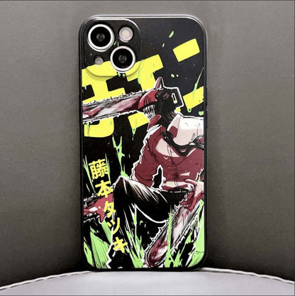 Anime Girl Cartoon Chainsaw demon phone case