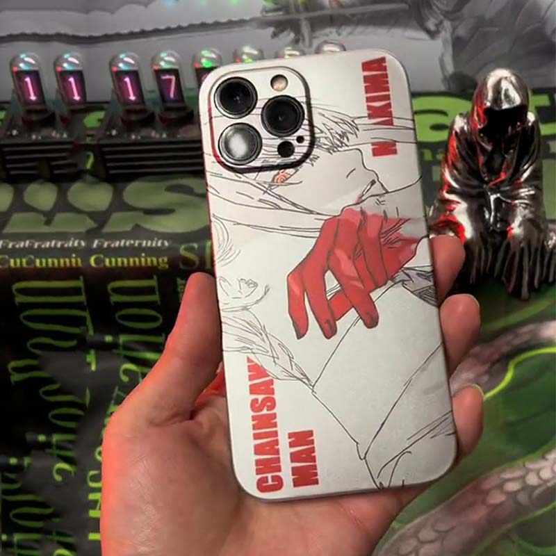 Anime Girl Cartoon Chainsaw demon phone case