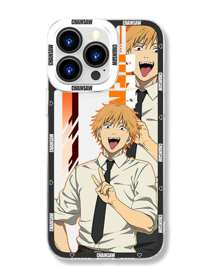 Anime Girl Cartoon Chainsaw demon phone case