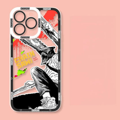 Anime Girl Cartoon Chainsaw demon phone case