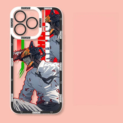 Anime Girl Cartoon Chainsaw demon phone case