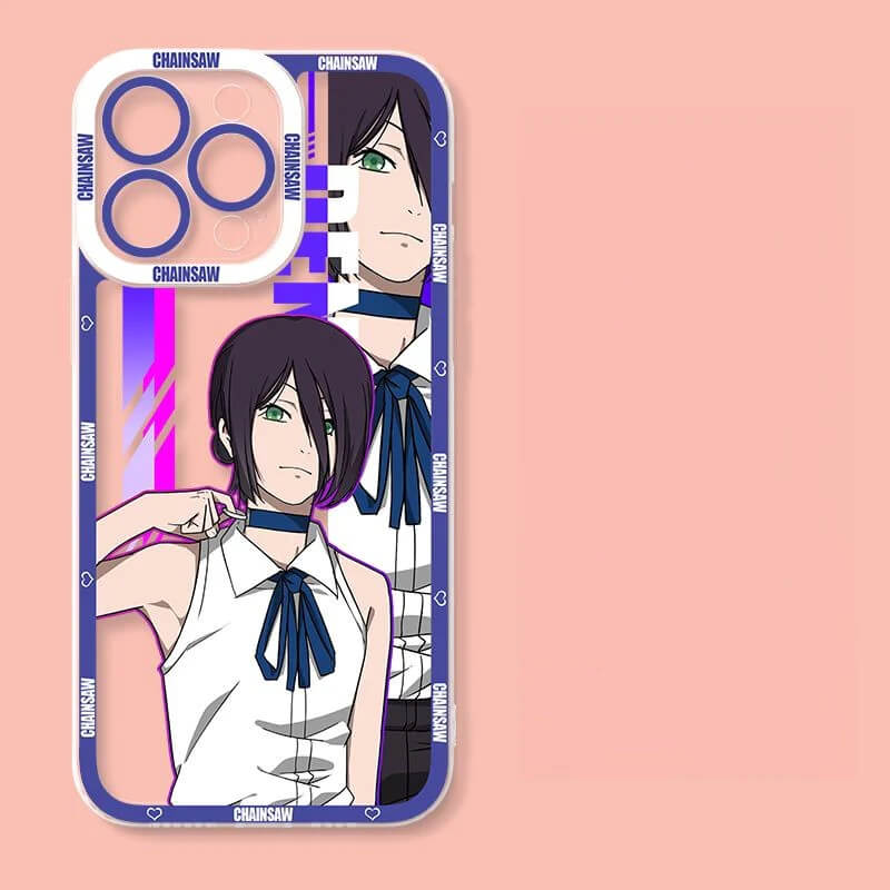 Anime Girl Cartoon Chainsaw demon phone case