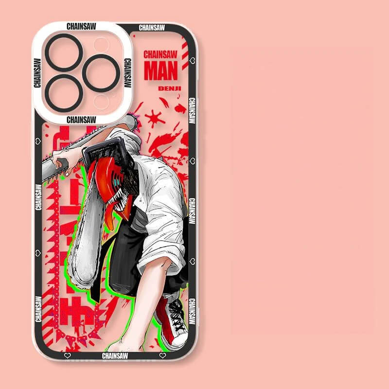 Anime Girl Cartoon Chainsaw demon phone case