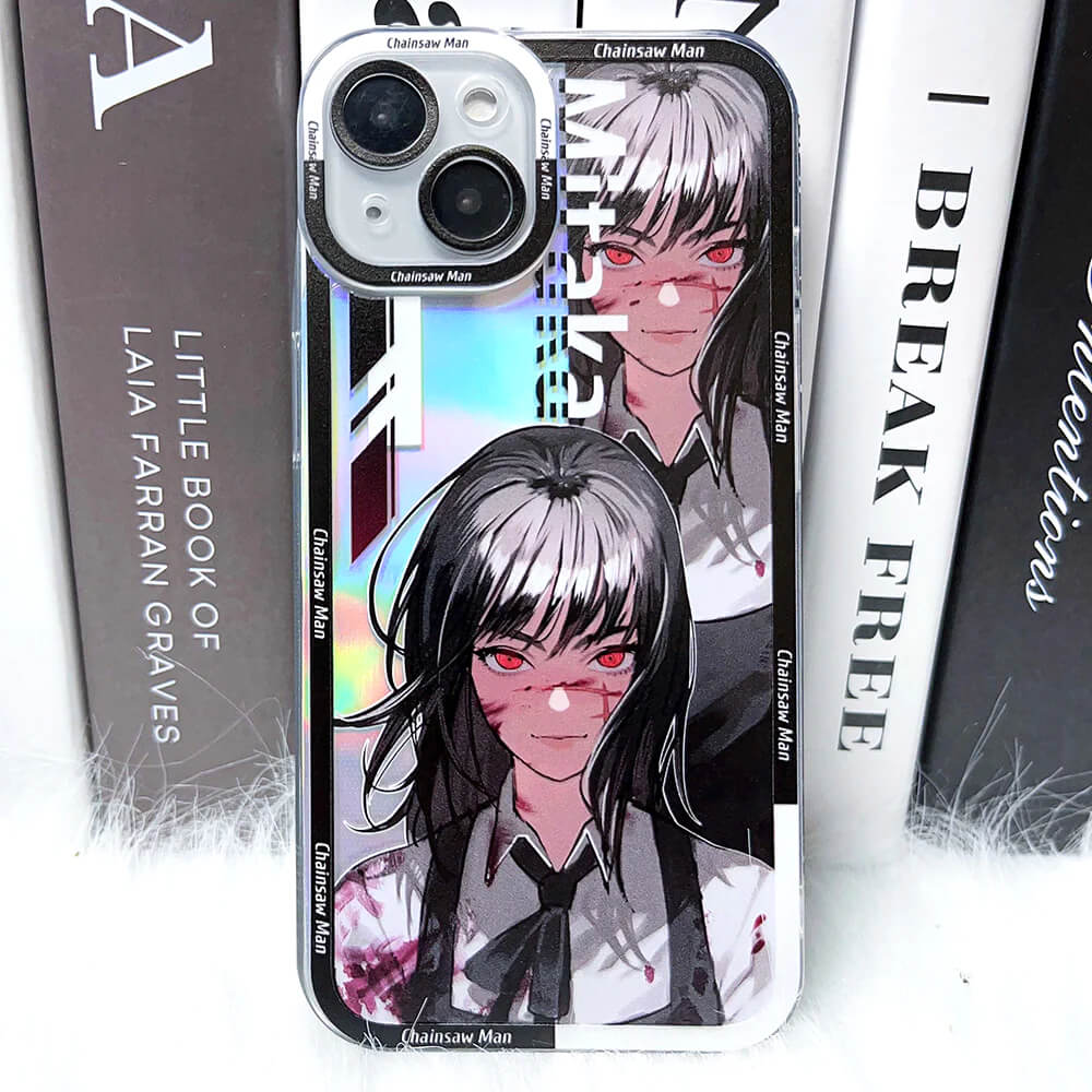 Anime Girl Cartoon Chainsaw demon phone case