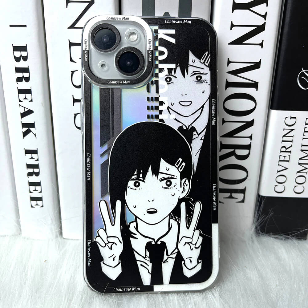 Anime Girl Cartoon Chainsaw demon phone case