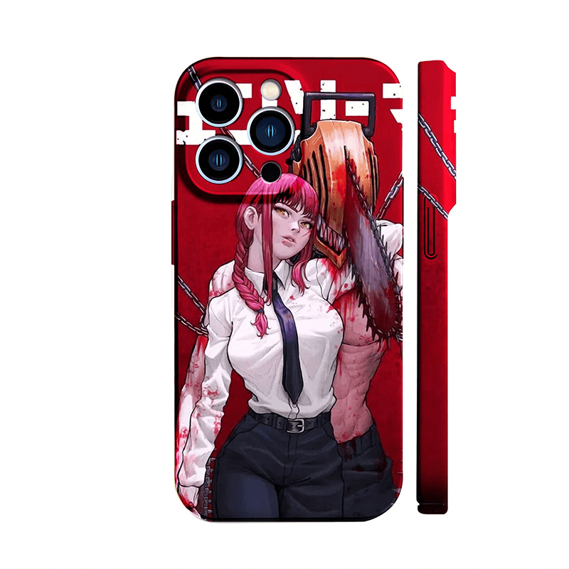 Anime Girl Cartoon Chainsaw demon phone case