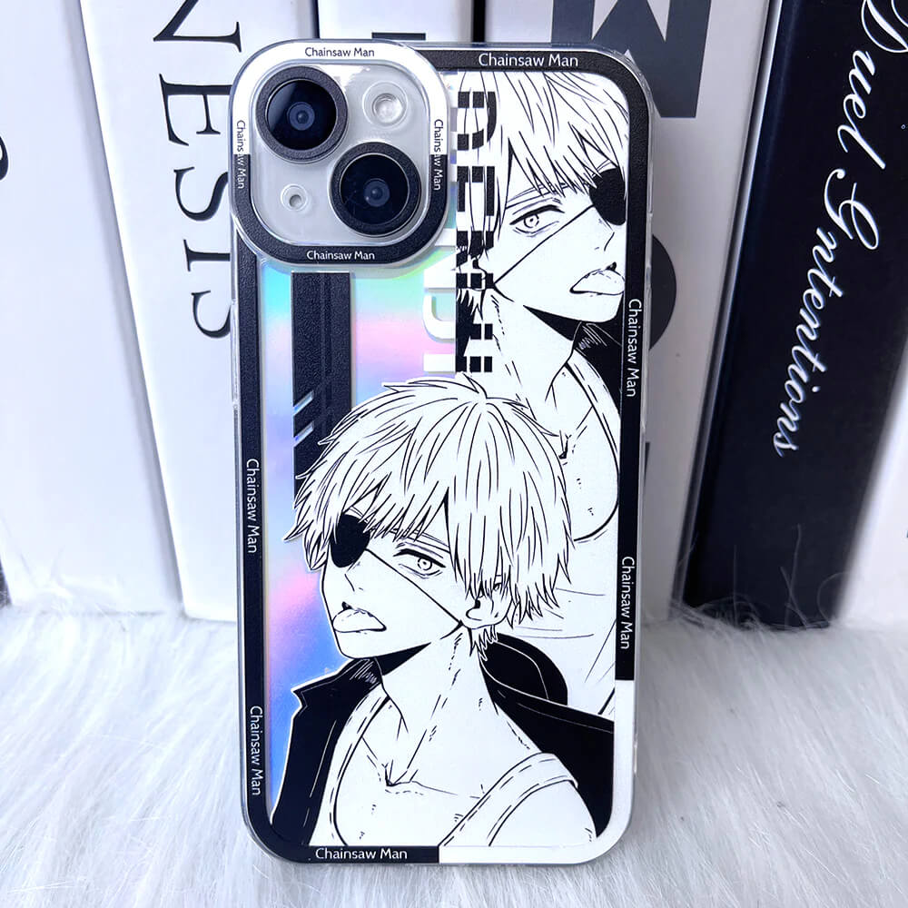 Anime Girl Cartoon Chainsaw demon phone case