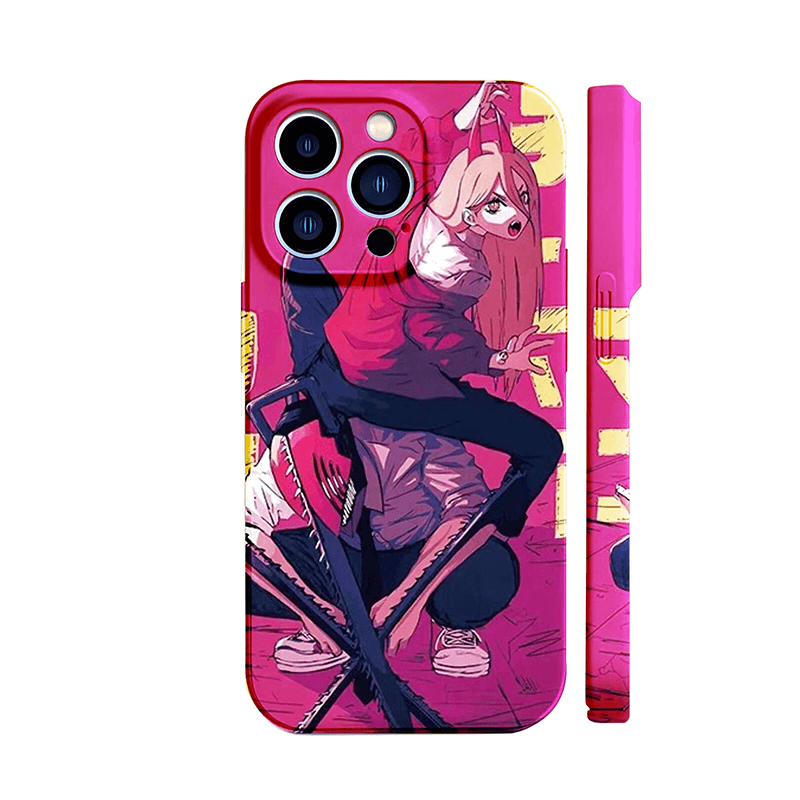 Anime Girl Cartoon Chainsaw demon phone case