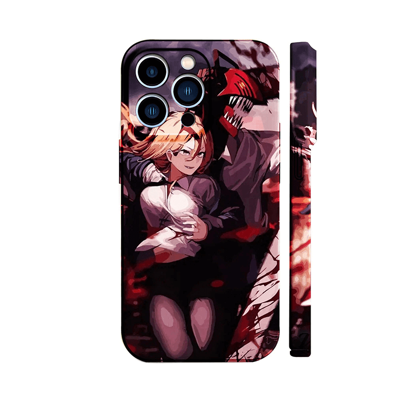 Anime Girl Cartoon Chainsaw demon phone case