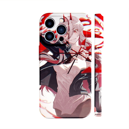 Anime Girl Cartoon Chainsaw demon phone case