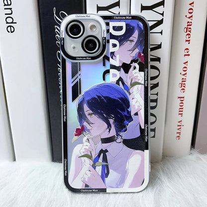 Anime Girl Cartoon Chainsaw demon phone case