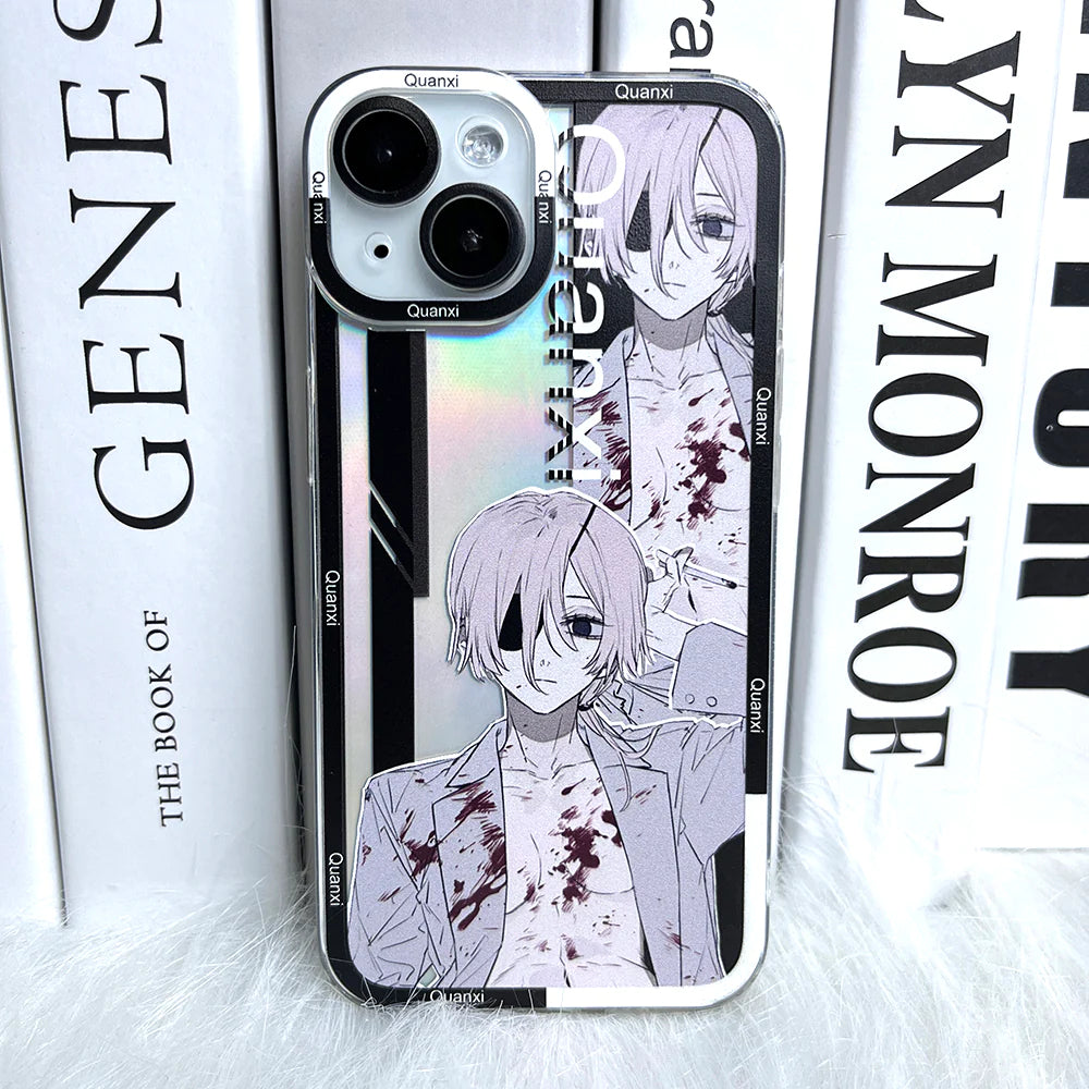 Anime Girl Cartoon Chainsaw demon phone case