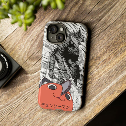 Anime Girl Cartoon Chainsaw demon phone case