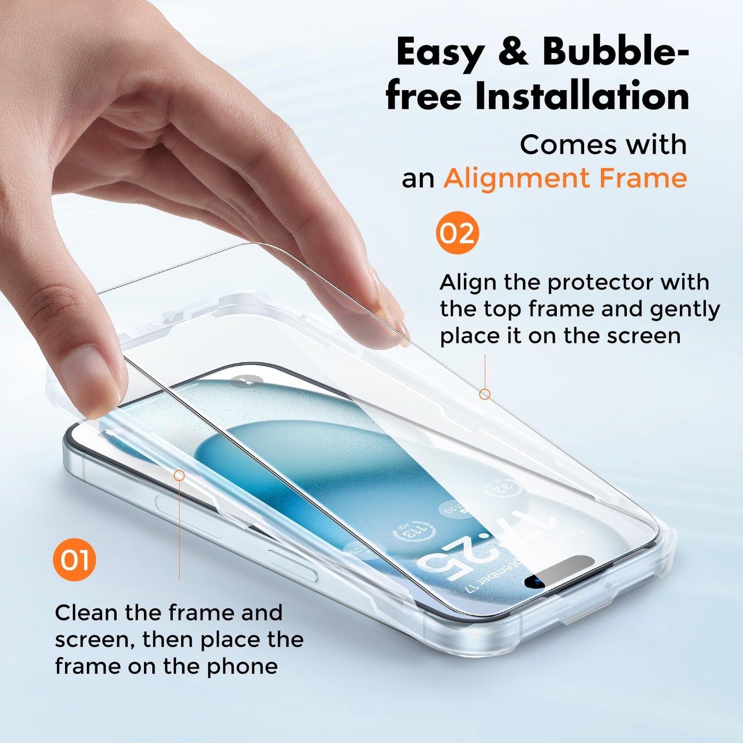 Double Shatterproof 9H Hardness Tempered Glass Screen Protector