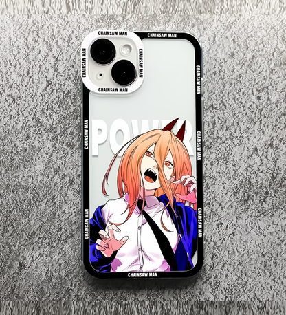 Anime Girl Cartoon Chainsaw demon phone case