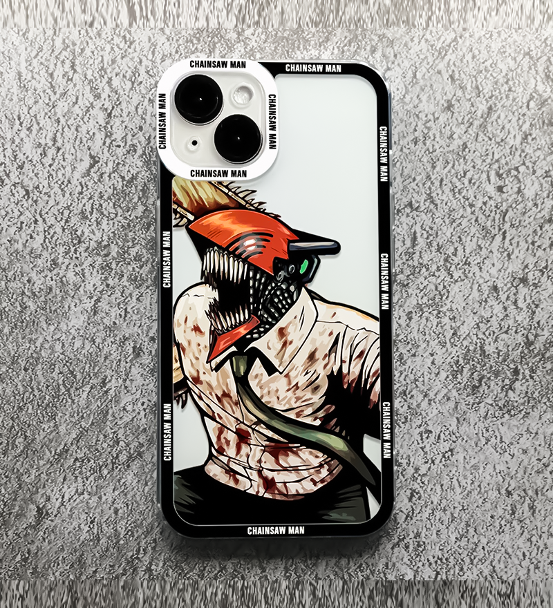 Anime Girl Cartoon Chainsaw demon phone case