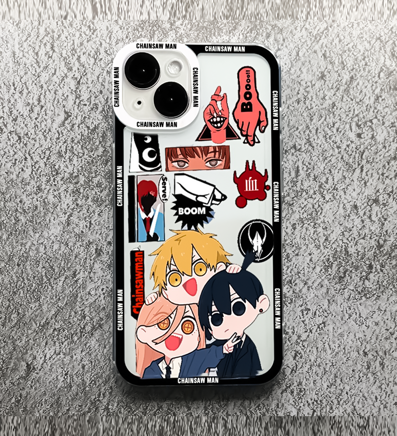 Anime Girl Cartoon Chainsaw demon phone case