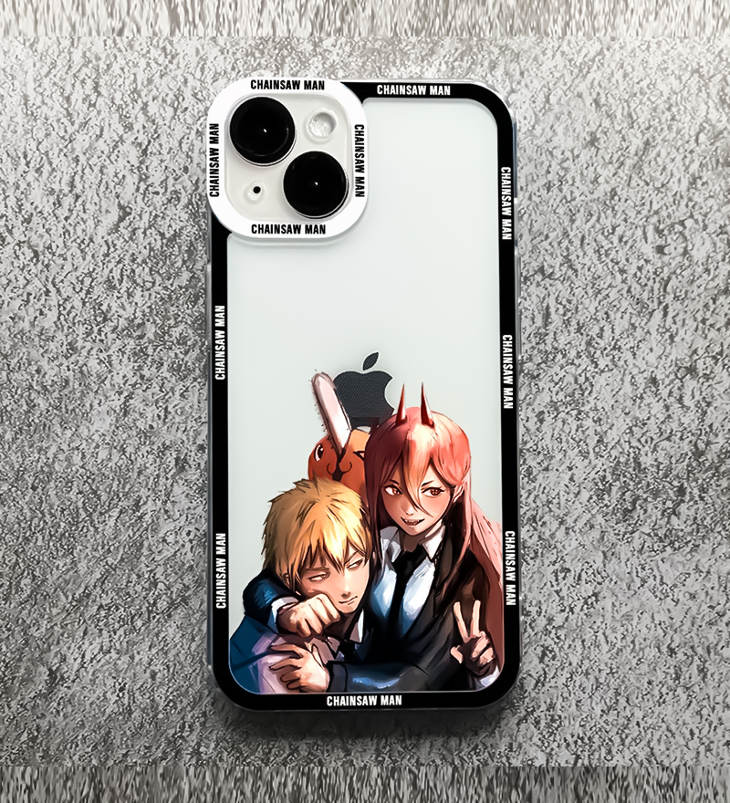 Anime Girl Cartoon Chainsaw demon phone case