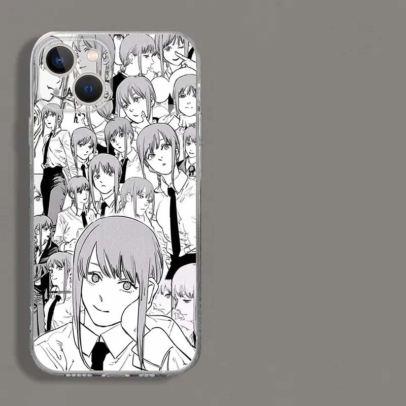 Anime Girl Cartoon Chainsaw demon phone case