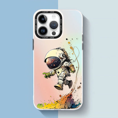 new original astronaut electroplated mobile phone case