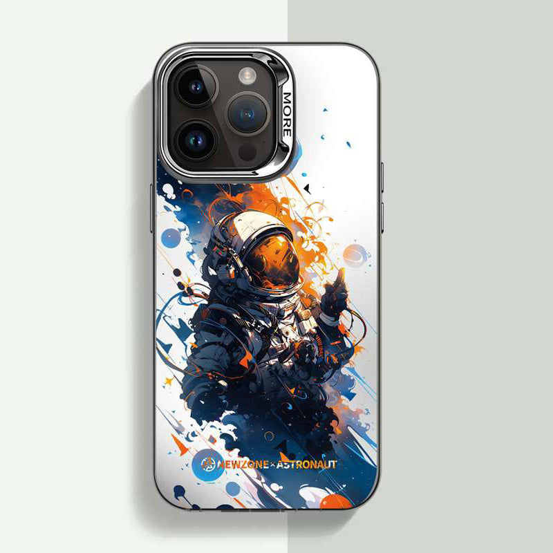 new original astronaut electroplated mobile phone case