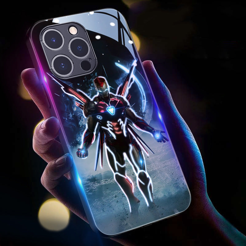 Lron Man Luminous Phone Case