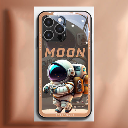 new original astronaut electroplated mobile phone case