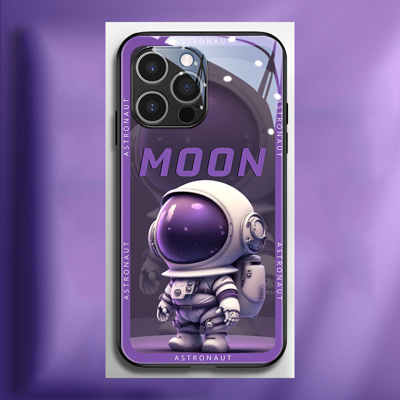 new original astronaut electroplated mobile phone case