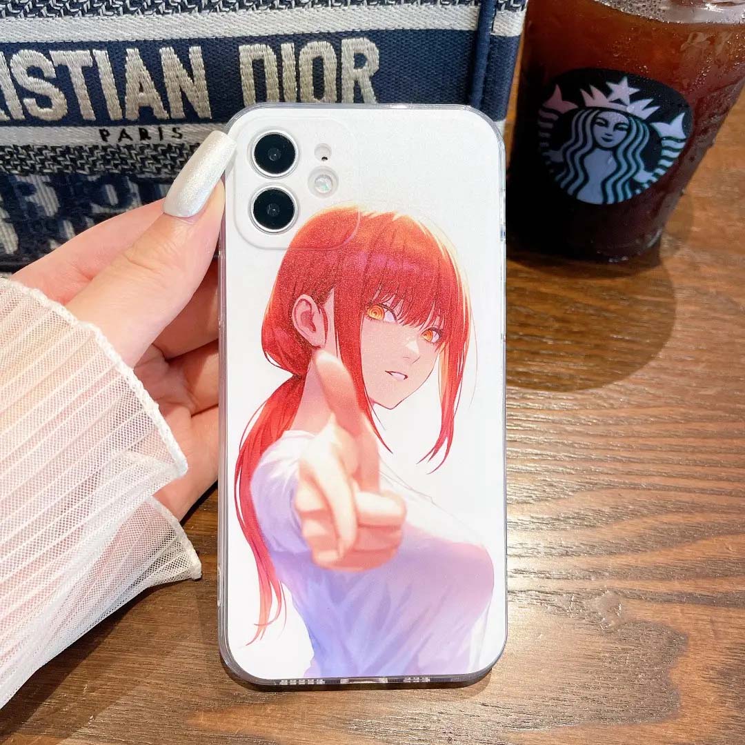 Anime Girl Cartoon Chainsaw demon phone case