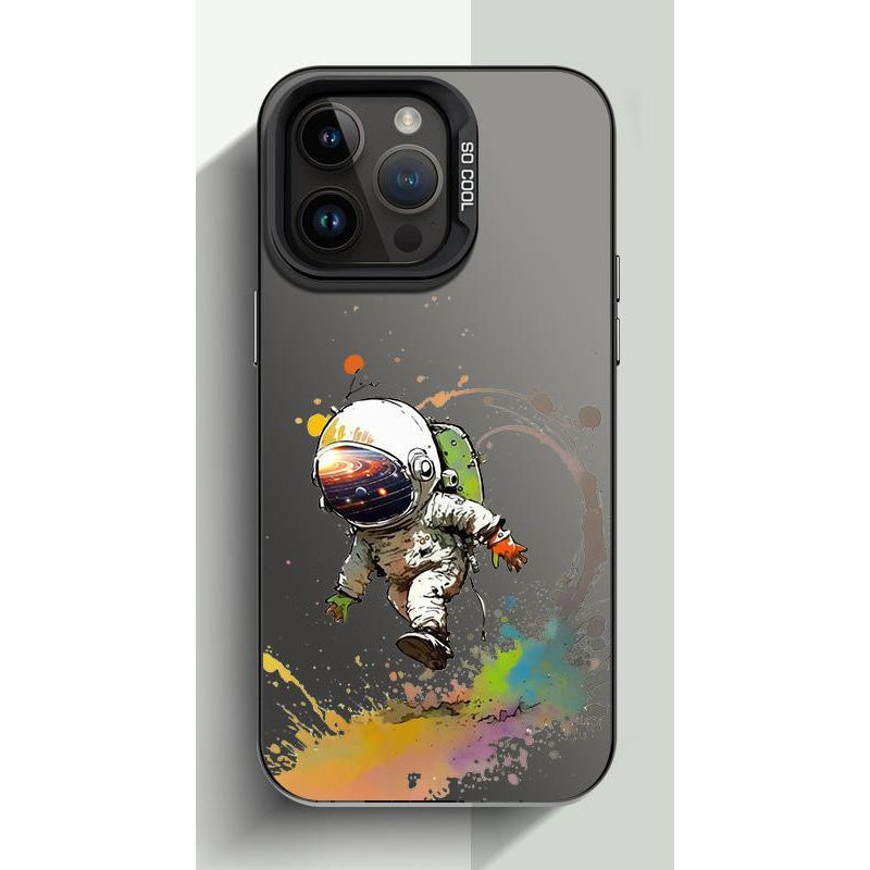 new original astronaut electroplated mobile phone case